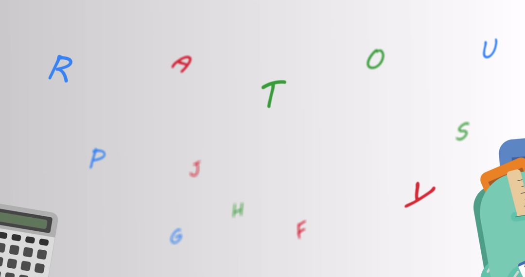 Educational and School Concept with Symbols