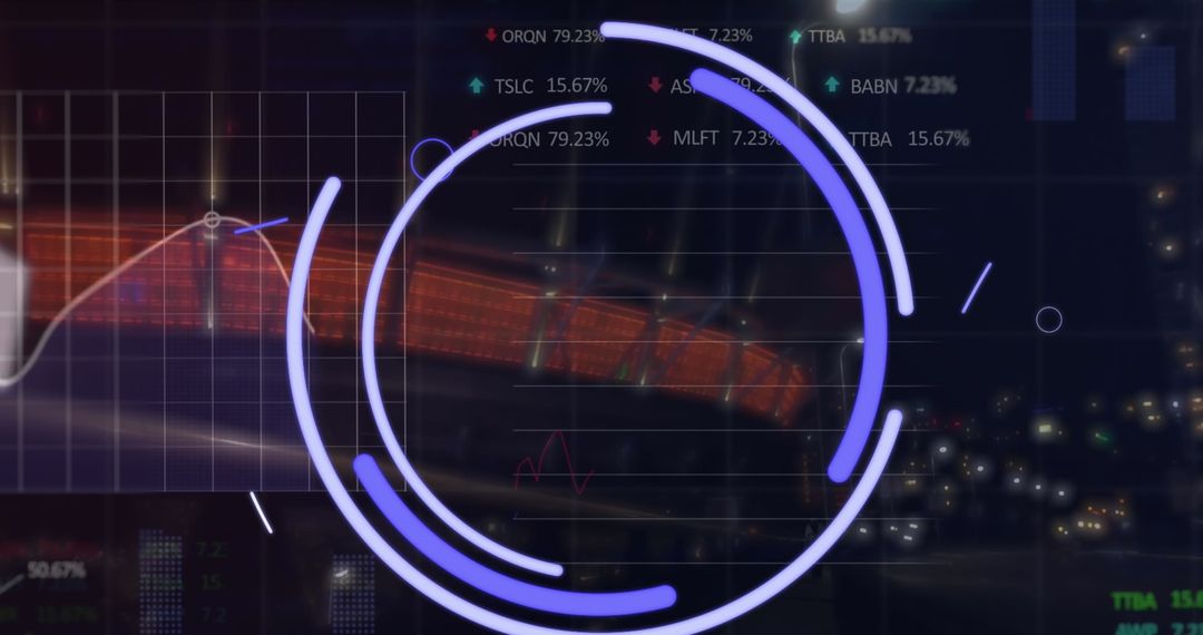 Futuristic Data Interface Surreal Cityscape Imagery