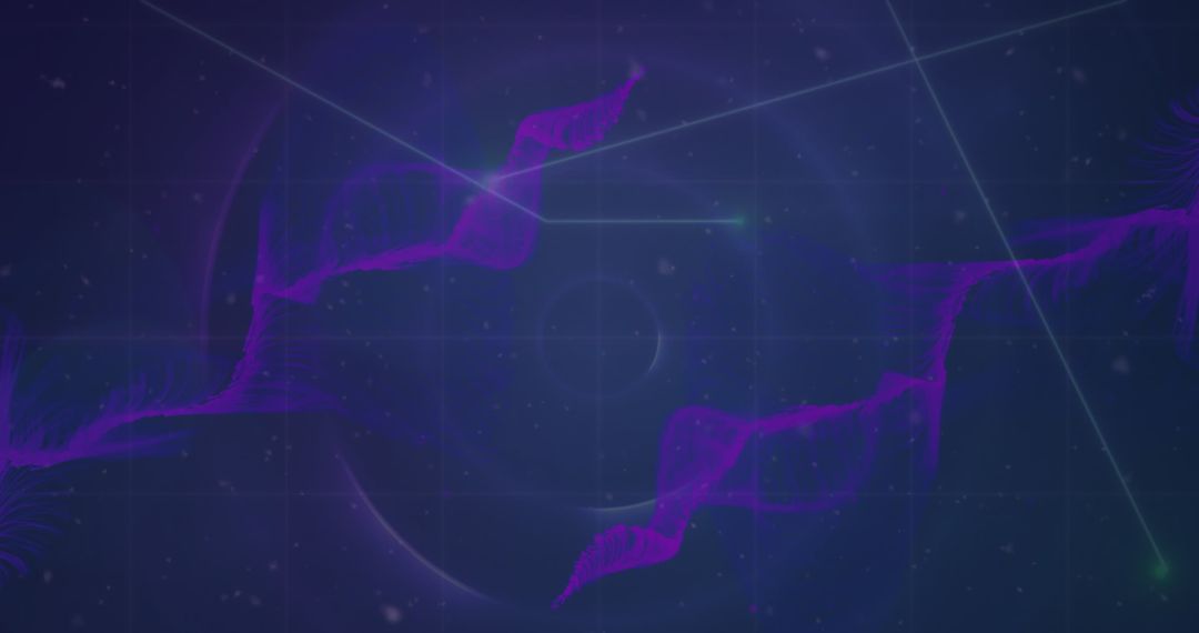 Vibrant Purple Wave Patterns on Abstract Digital Background