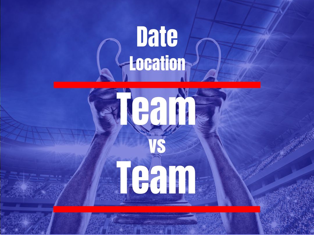 Victorious Moment Trophy Held by Champion at Vibrant Stadium