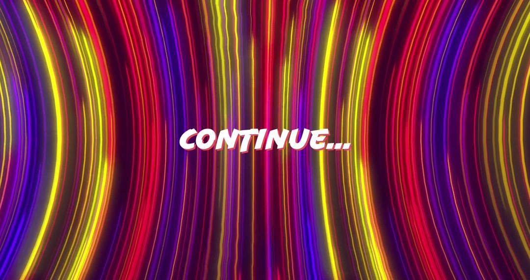 Dynamic Light Trails with Continue Text