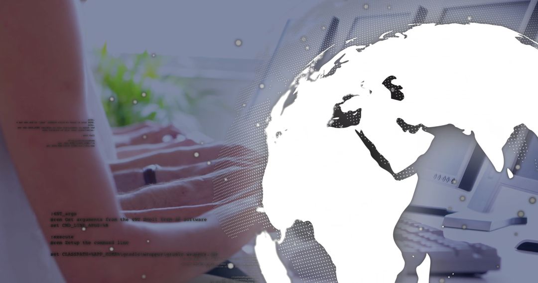 Developers Coding on Laptops with IT and Innovation Concept