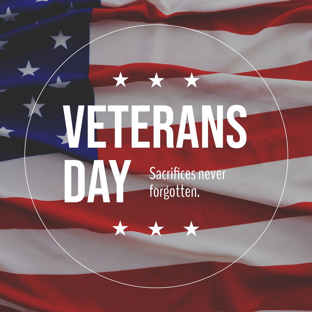 Veterans Day Tribute Background with United States Flag - Download Free Stock Templates Pikwizard.com