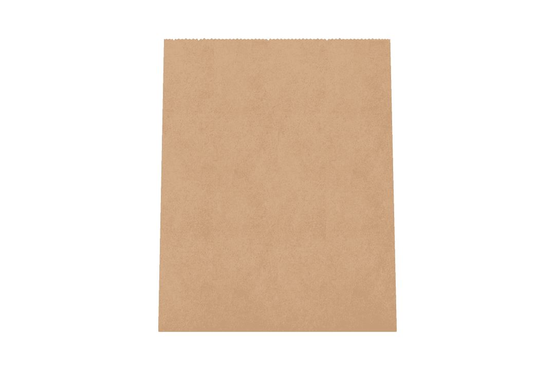 Brown Paper Shopping Bag Isolated on Transparent Background