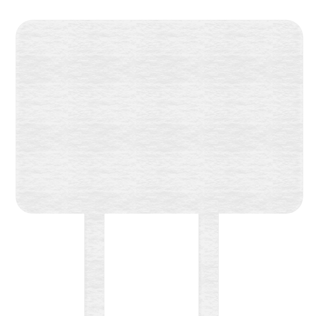 Blank Transparent Road Sign Angle View Mockup