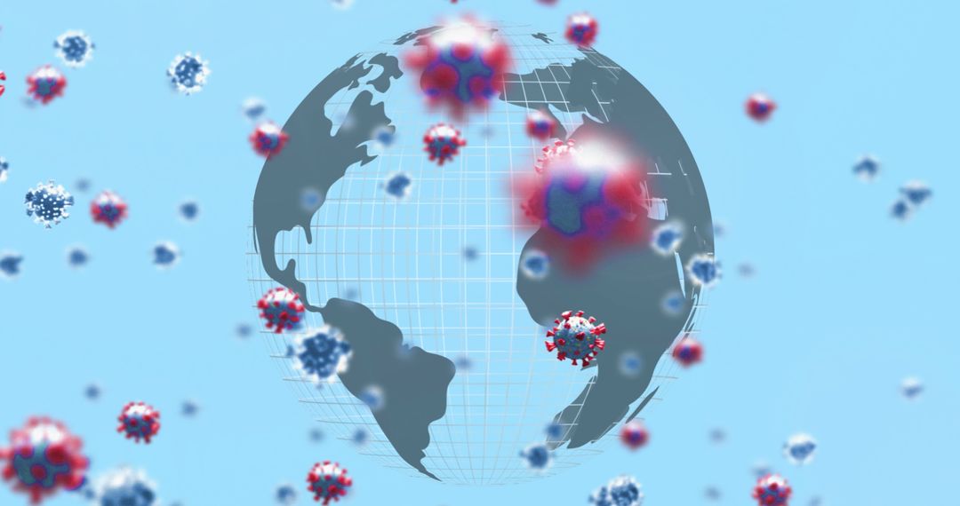 Floating Macro COVID-19 Cells with Global Connectivity Theme