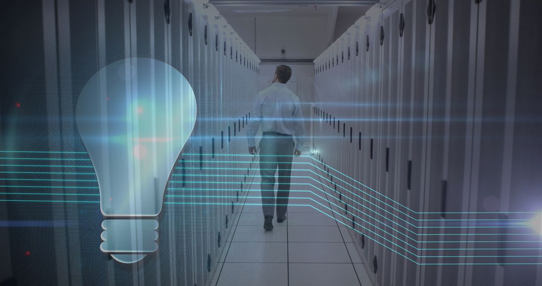 Tech Professional in High-Tech Server Environment