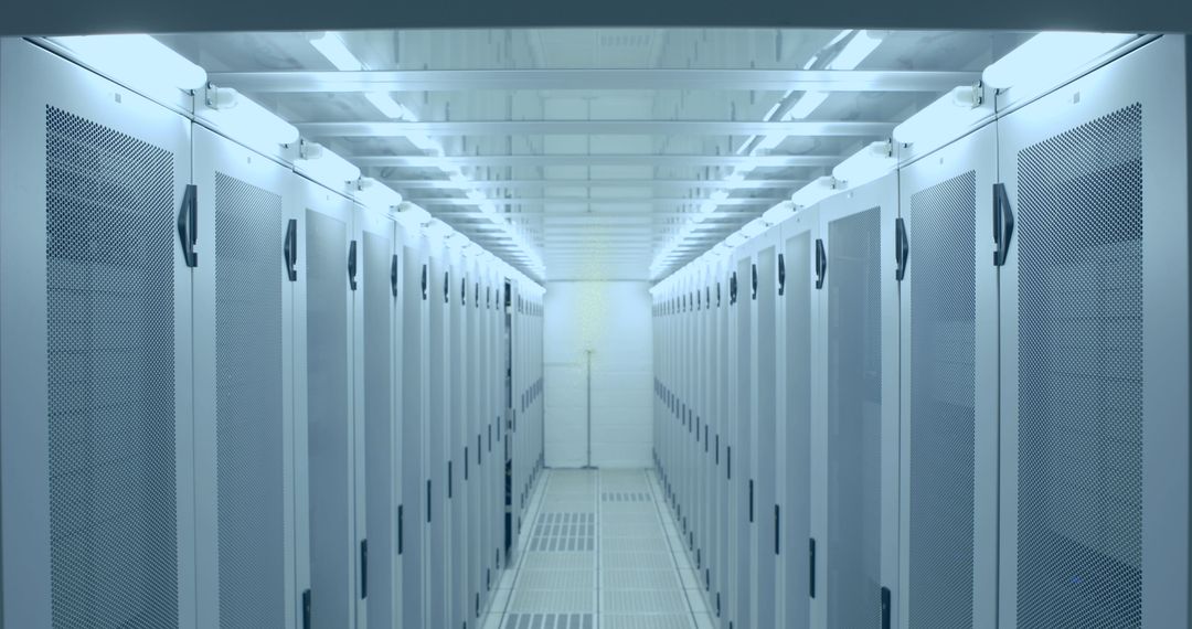 Modern Data Center Server Room Infrastructure
