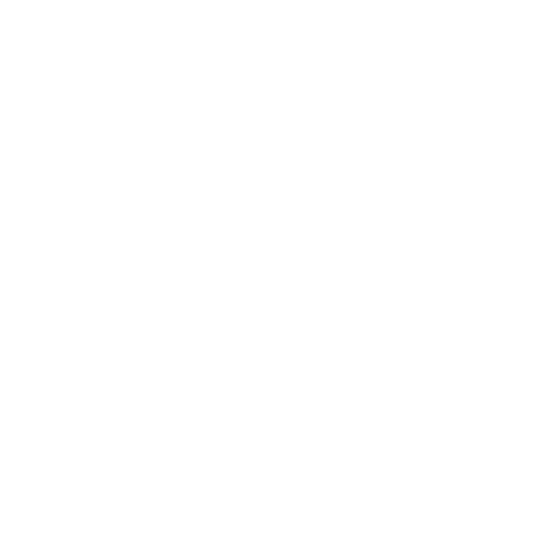 White Hearts Pattern on Transparent Background