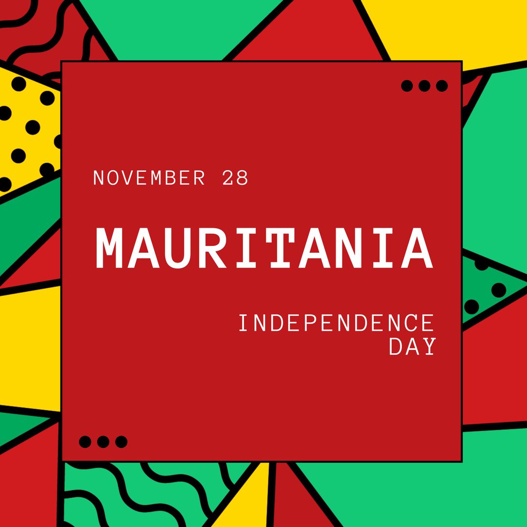 Mauritania Independence Day Celebration Design and Theme
