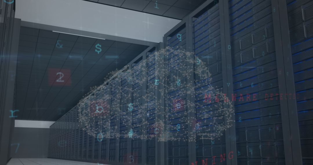 Digital Cloud Overlays in Modern Server Room