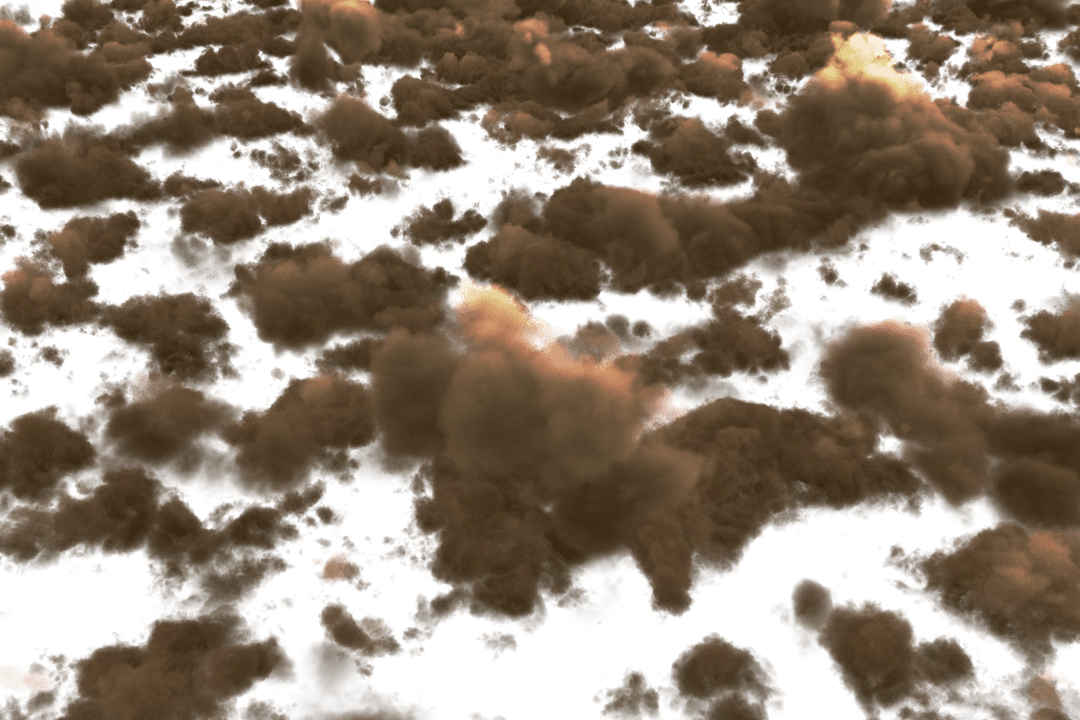 Dark Clouds on Transparent Background Perfect for Weather Graphics