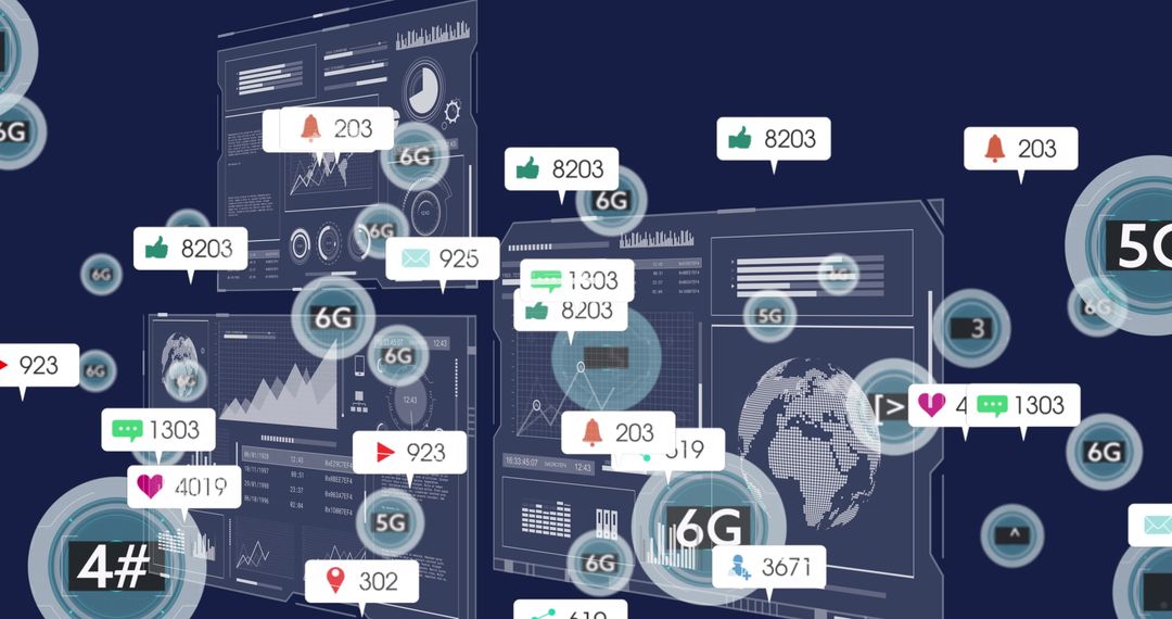 Futuristic Digital Interfaces with 5G & 6G Technology