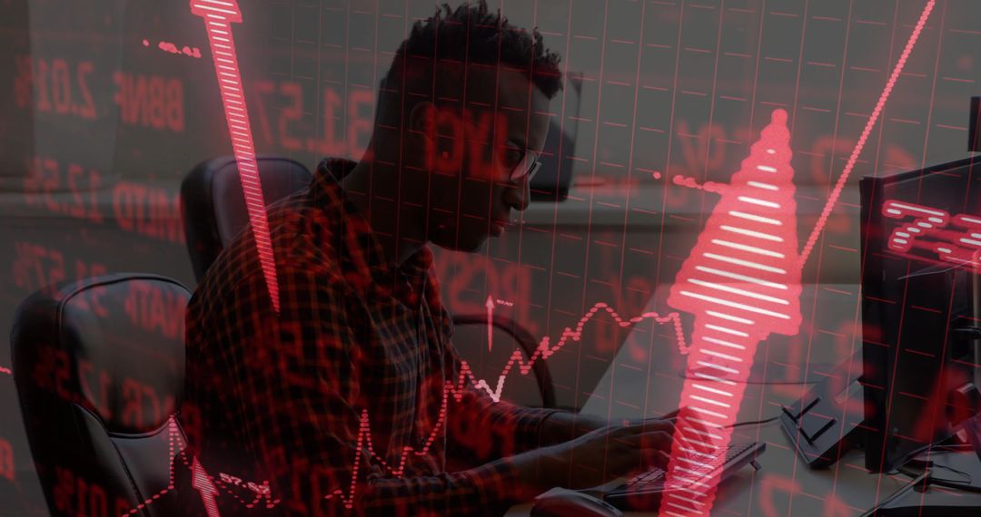 Man Analyzing Financial Data Strategy Lifestyle