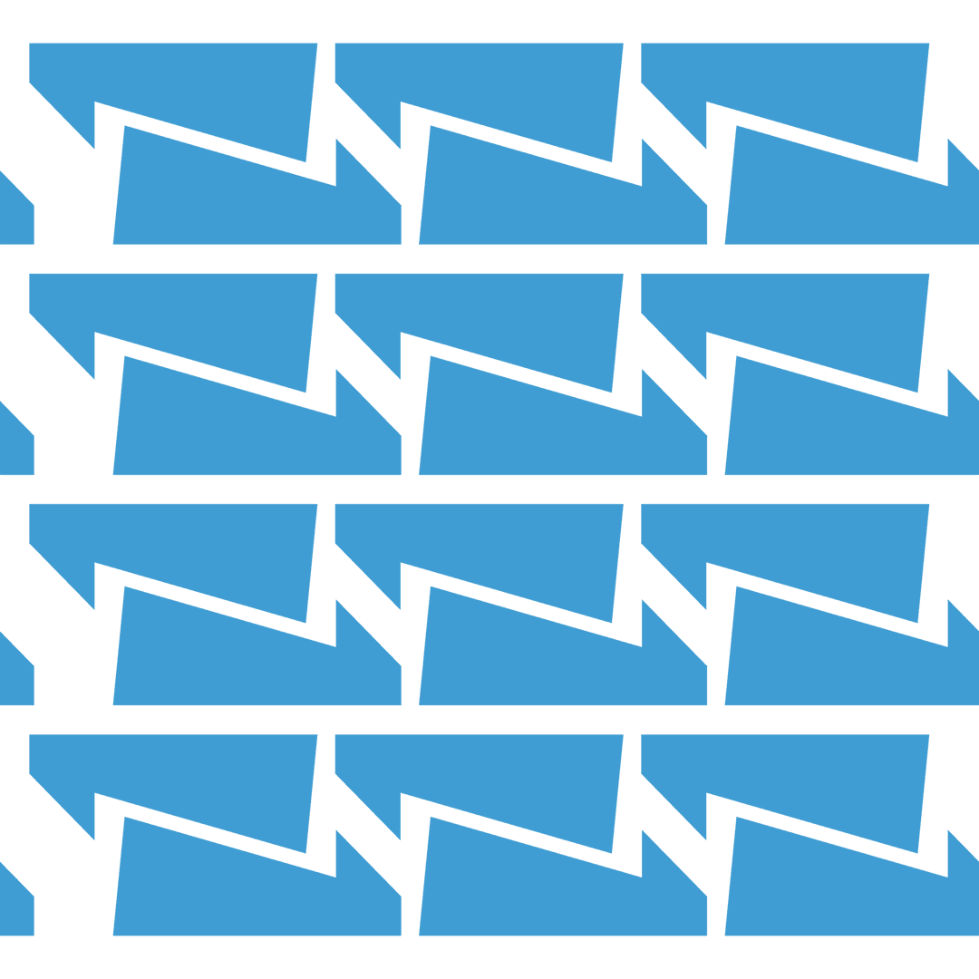 Blue speech bubbles pattern isolated on transparent background