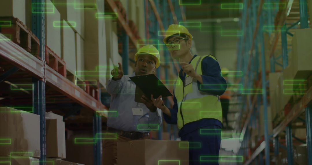 Warehouse Automation and Management in Industrial Distribution Center