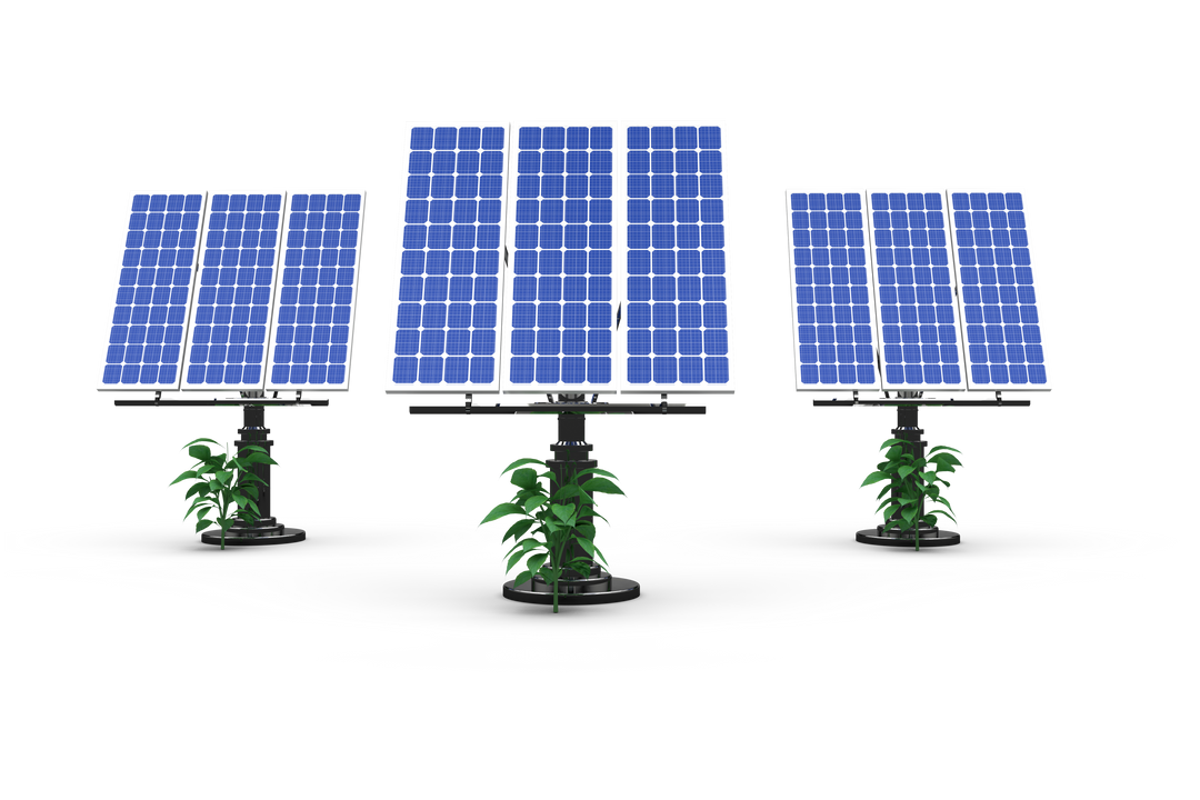 Transparent Digital Illustration of Photovoltaic Panels for Sustainability Concepts - Download Free Stock Images Pikwizard.com