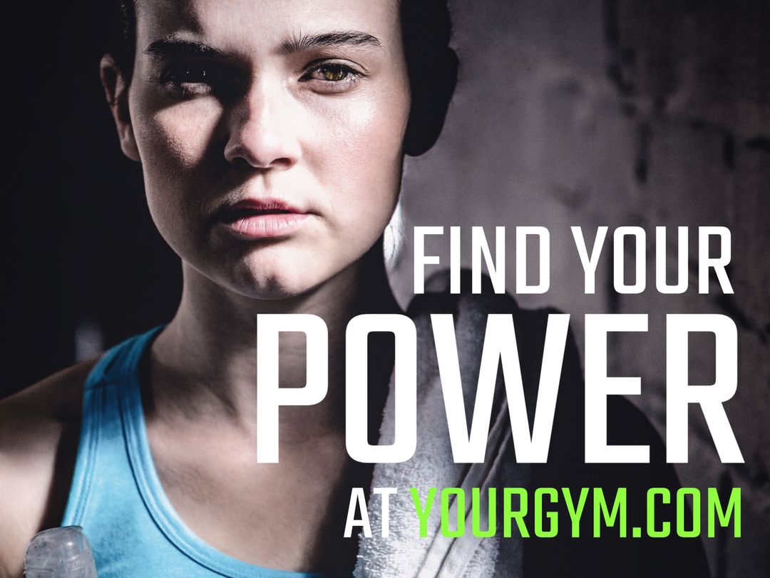 Determined Woman Holding Towel Expressing Strength and Resilience