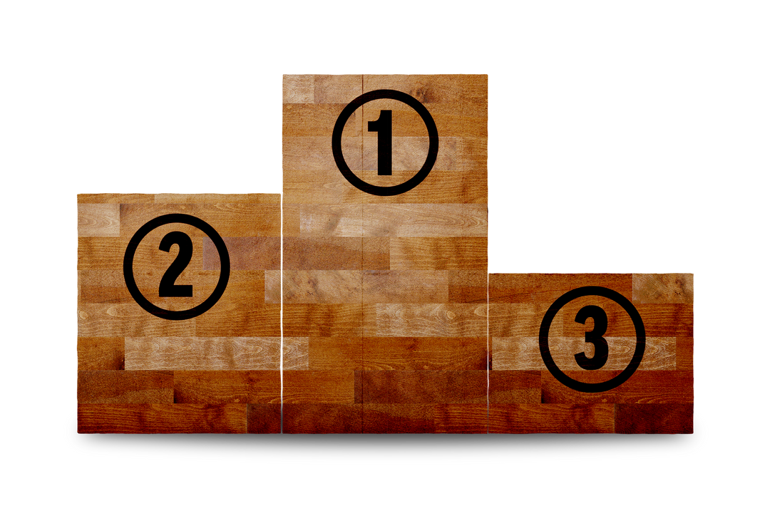 Wooden Victory Podium with Ranking Numbers on Transparent Background - Download Free Stock Images Pikwizard.com