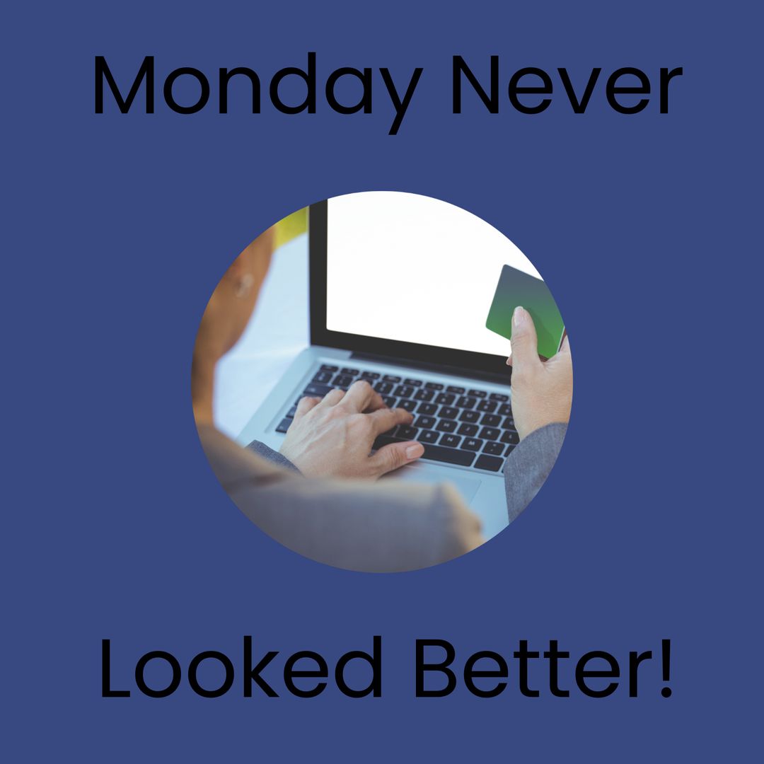 Online Shopping Bliss with Credit Card on Laptop