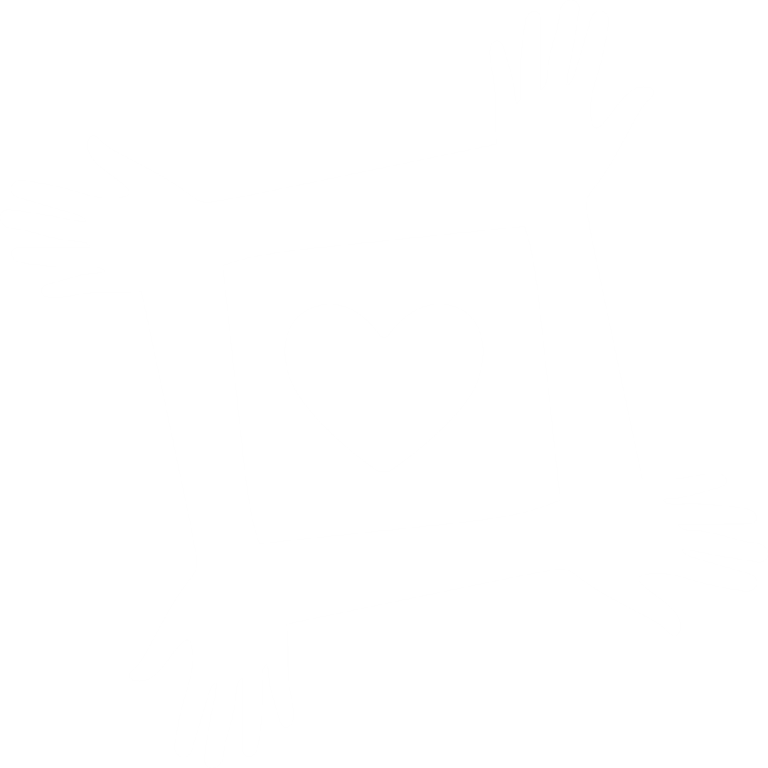 Hands Forming Heart Framed Symbol on Transparent PNG