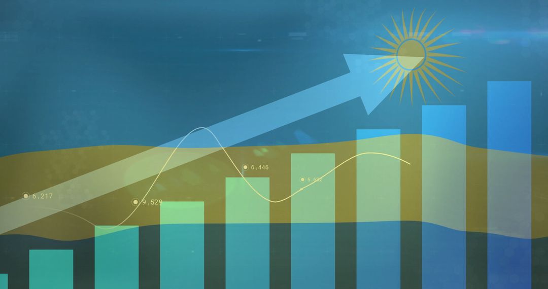 Growing Business Analytics with Futuristic Infographic Elements