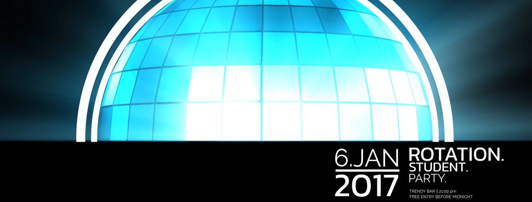 Glowing Dome Event Template student Party Theme