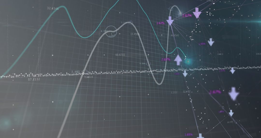 dynamic data flow with analytics visuals on grid - Free Images, Stock Photos and Pictures on Pikwizard.com