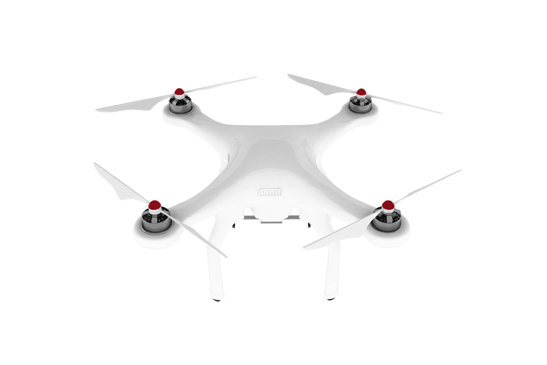 Transparent Drone with Rotors Spinning in Top-Down View - Download Free Stock Images Pikwizard.com
