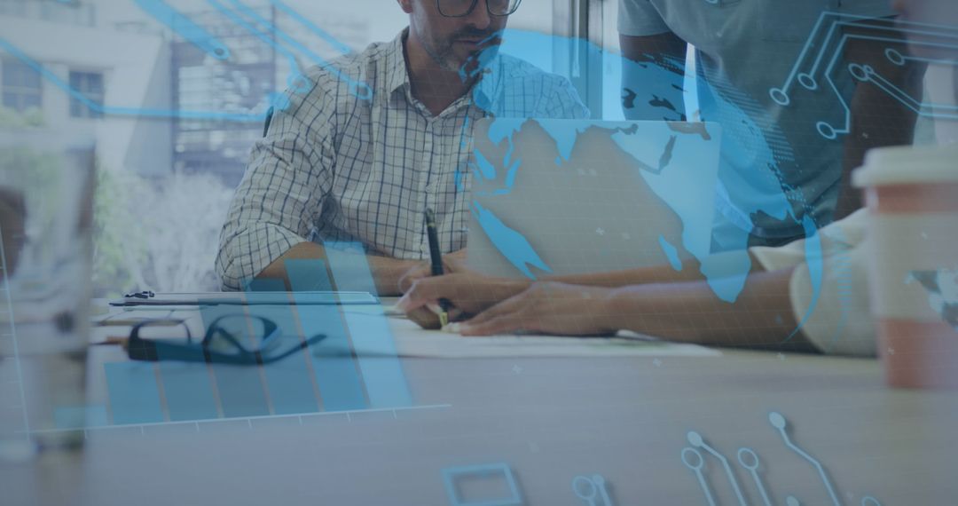 Global Financial Data Processing in Modern Office