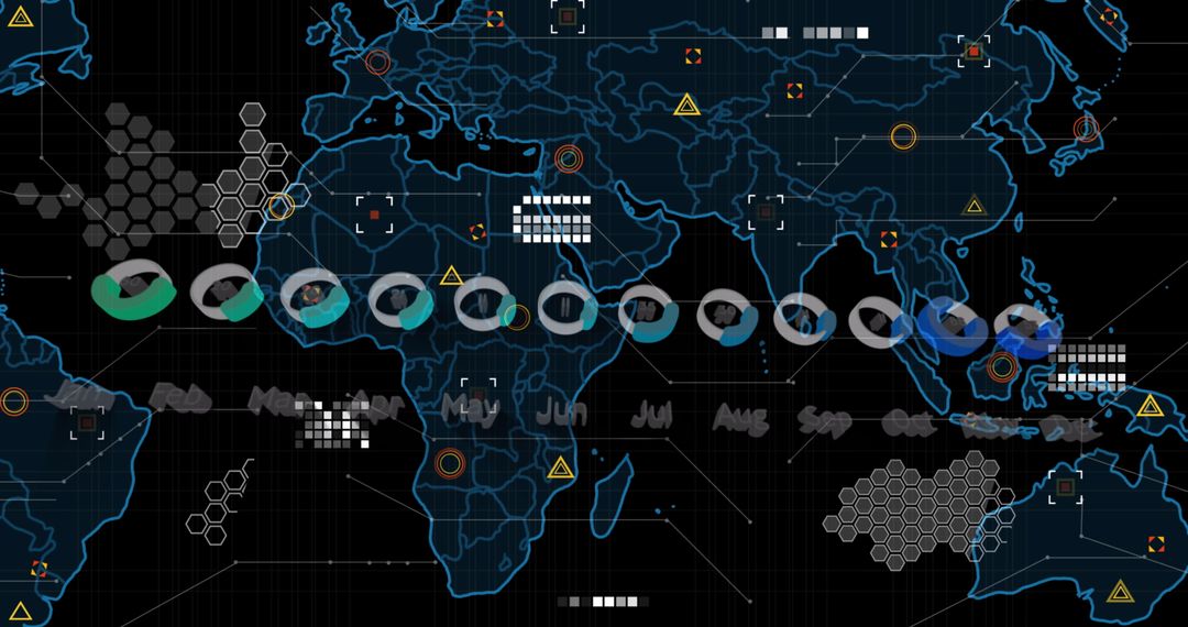 Technology-Driven World Map with Graphs and Digital Data Analytics - Free Images, Stock Photos and Pictures on Pikwizard.com