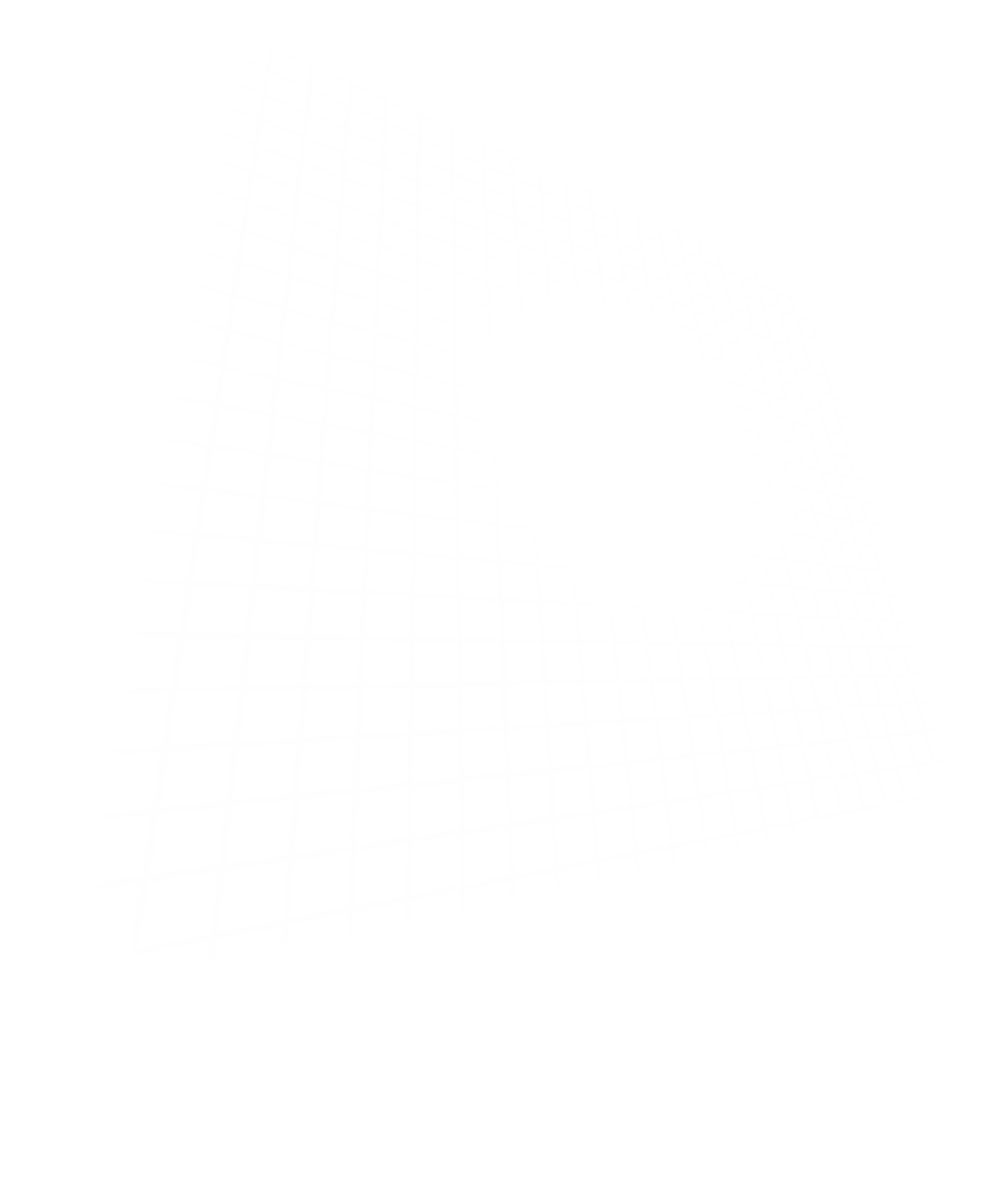 Futuristic Digital Grid Overlay on Transparent Background