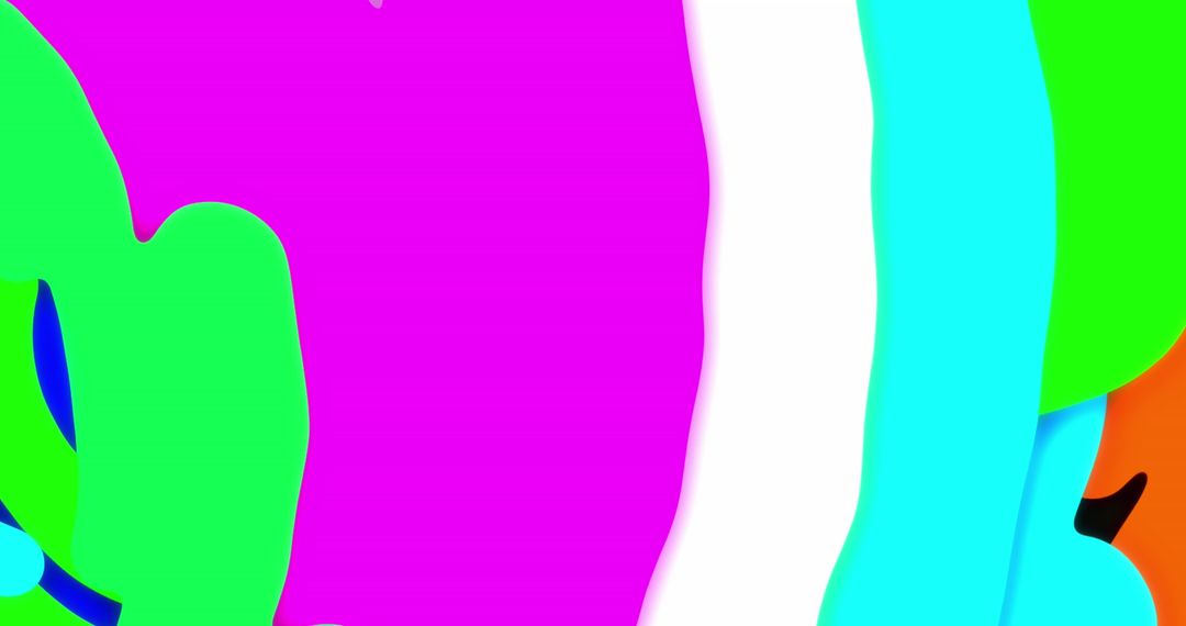 Bright Abstract Shapes Forming Vibrant Colorful Pattern