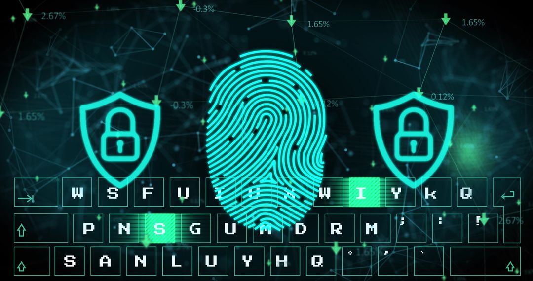 Futuristic Cybersecurity and Data Protection Interface