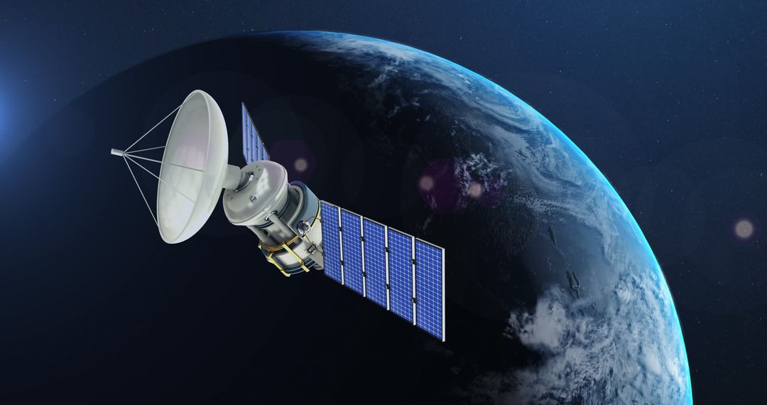 Satellite Orbiting Earth for Global Communication
