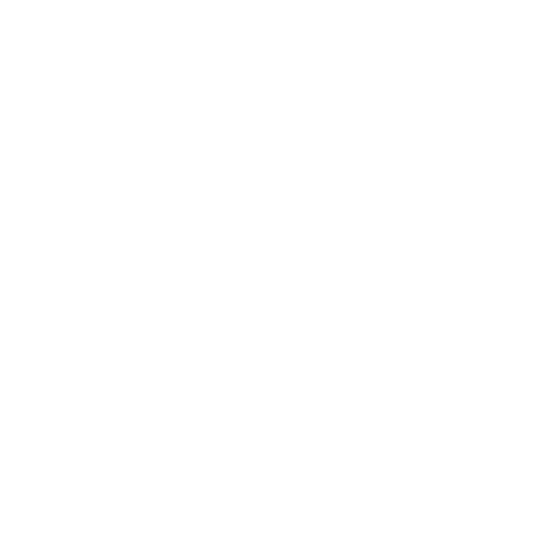 White Zigzag Arrow on Transparent Background