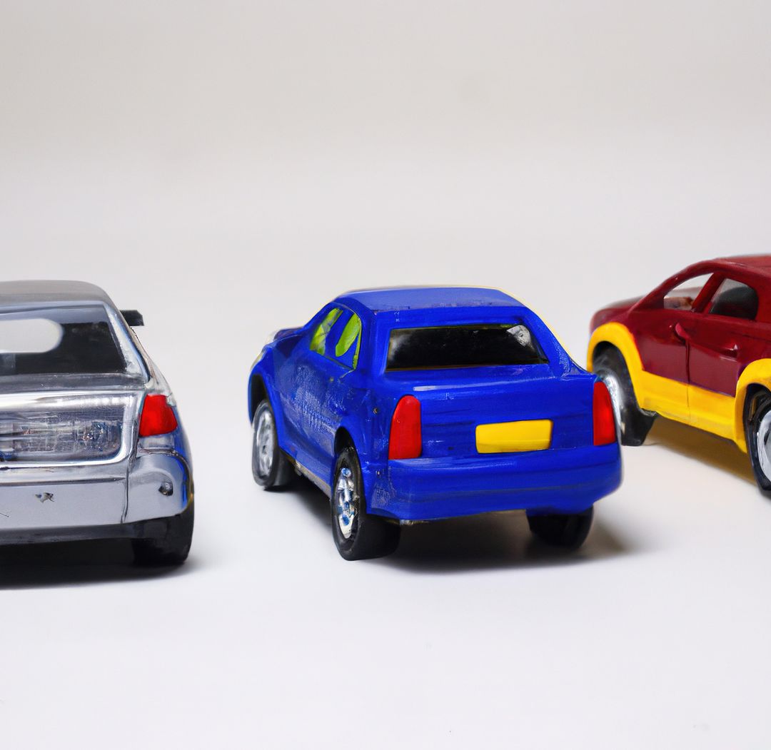 Colorful Toy Cars Displayed in Studio Against White Background - Free Images, Stock Photos and Pictures on Pikwizard.com