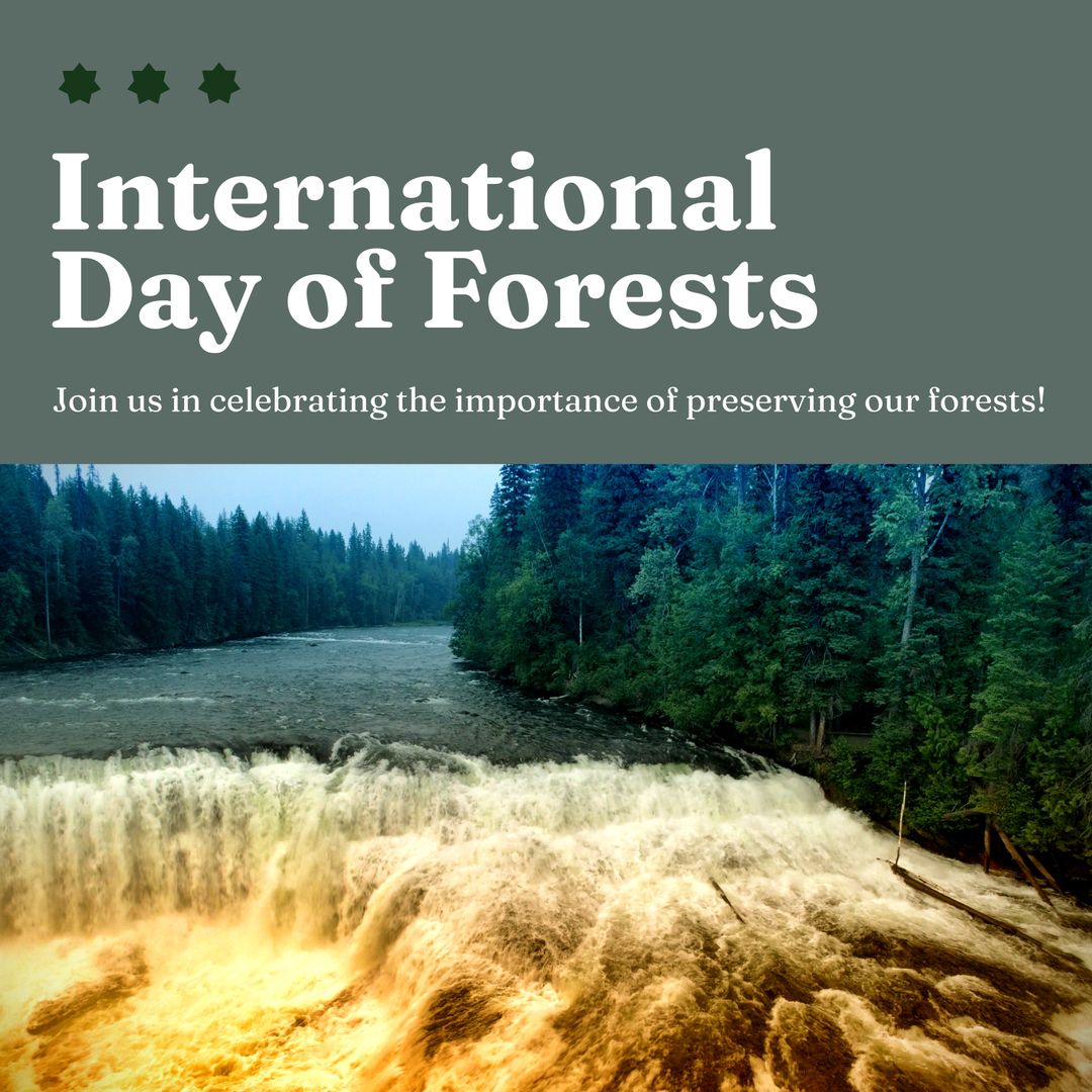 International Day of Forests Celebration Promoting Forest Preservation - Download Free Stock Templates Pikwizard.com