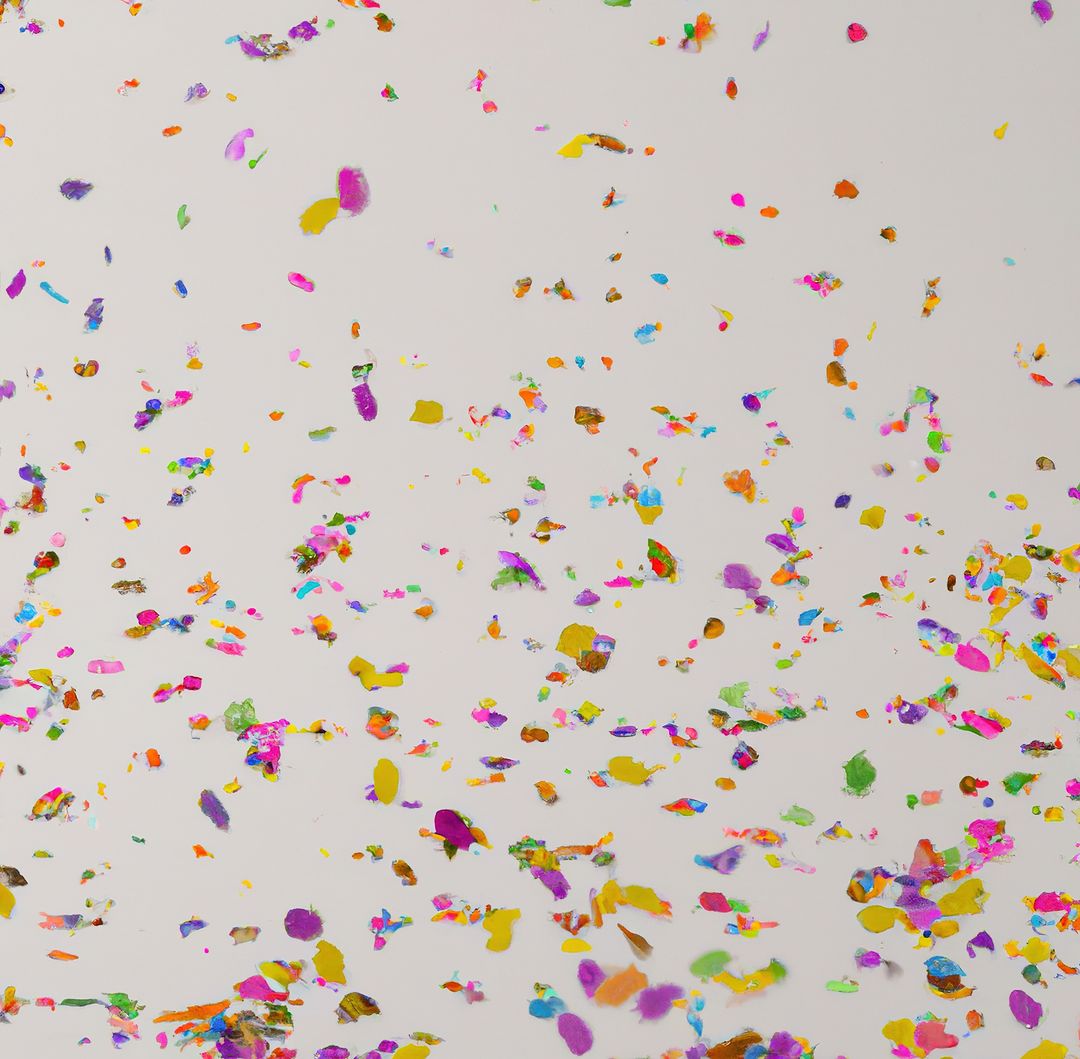 Close up of colorful confetti on white background using generative ai technology - Free Images, Stock Photos and Pictures on Pikwizard.com