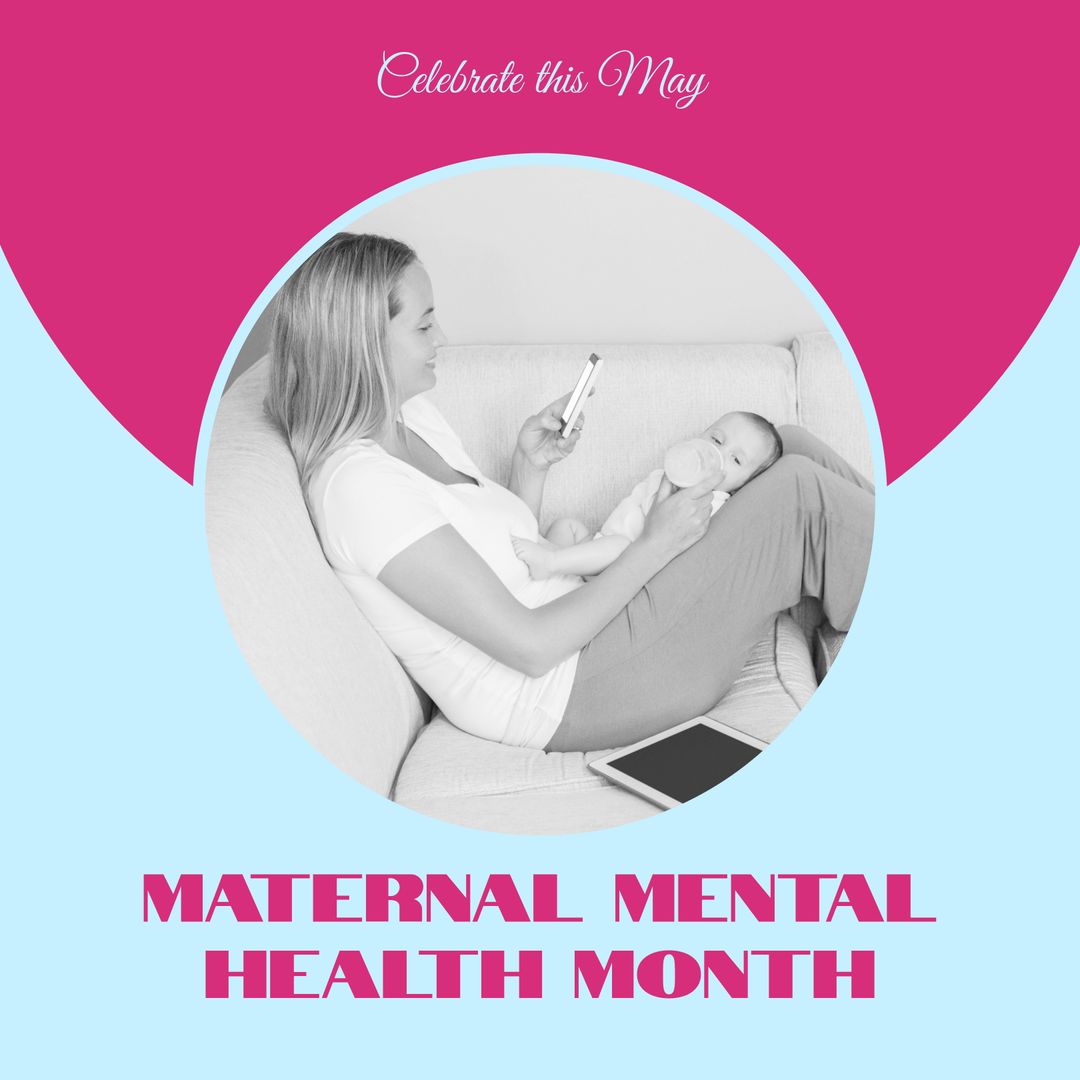 Maternal Mental Health Awareness with Mother and Baby At Home