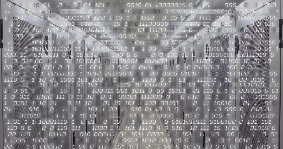 Digital Binary Date Stream in Modern Data Center