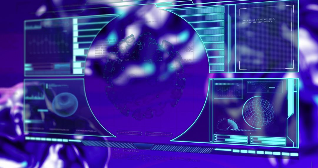 COVID-19 Cell and Medical Data Visualization Background