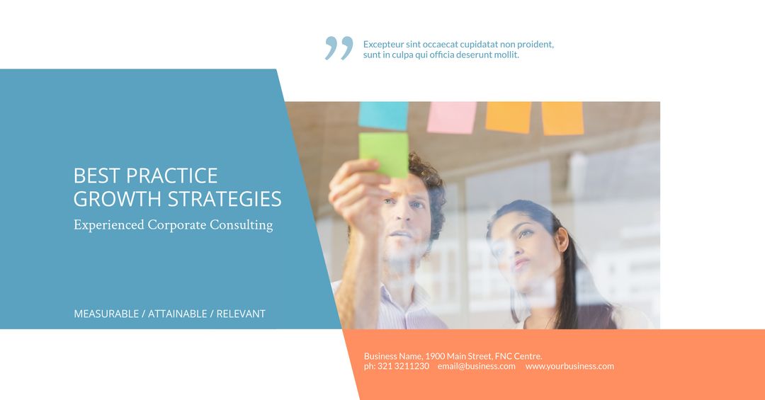 Corporate Team Brainstorming Growth Strategies Meeting