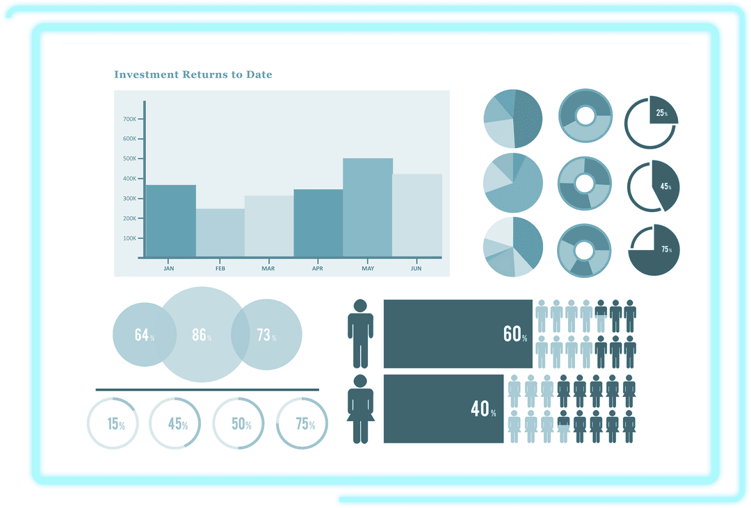 Transparent Financial Data Presentation with Charts and Figures