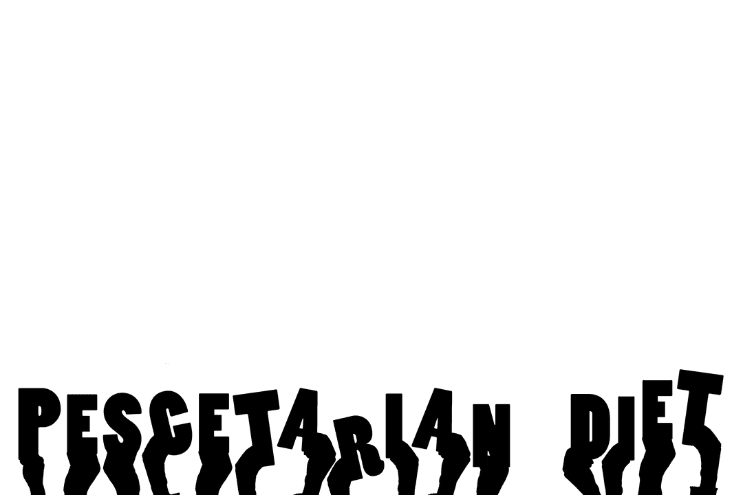 Transparent Hands Presentation Pescetarian Diet Theme