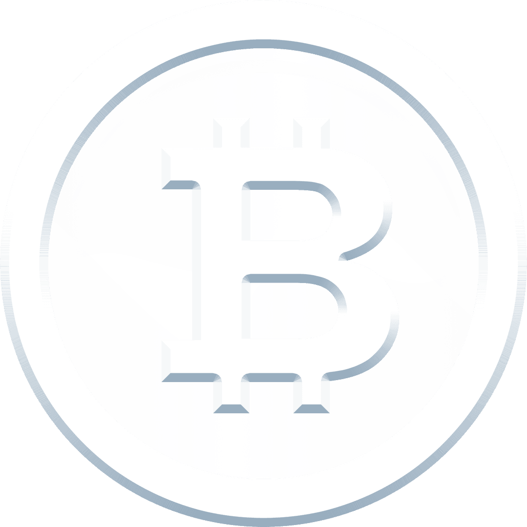 Transparent Bitcoin Symbol on XiaoFlavors Background