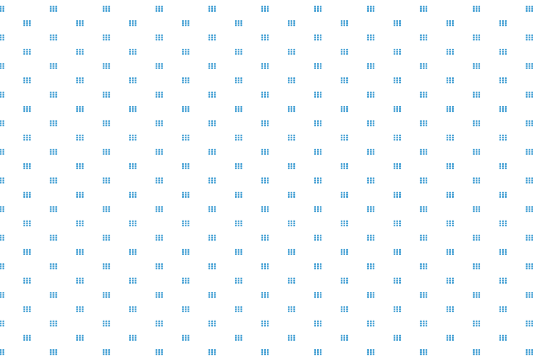 Seamless Blue Shapes Pattern on Transparent Background