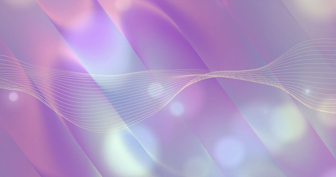 Flowing Lines on Colorful Wavy Abstract Background