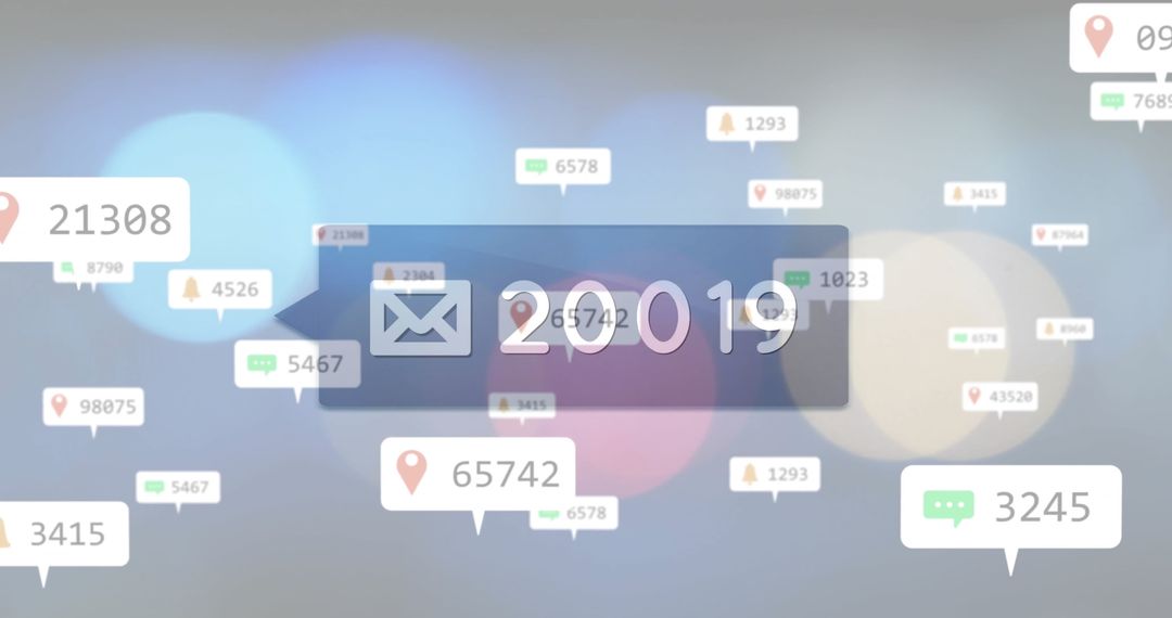 Digital Data Visualization with Social Media Metrics