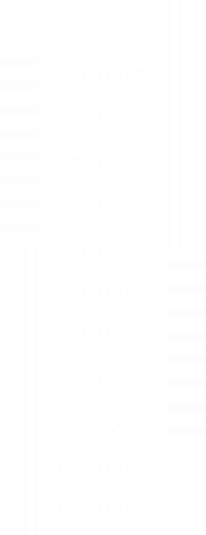 Abstract Transparent Digital Logic Display